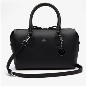 Lacoste Women's Classic Coated Canvas Boston Bag